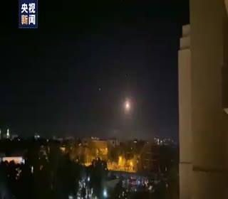 视频直击，以色列空袭叙利亚首都大马士革