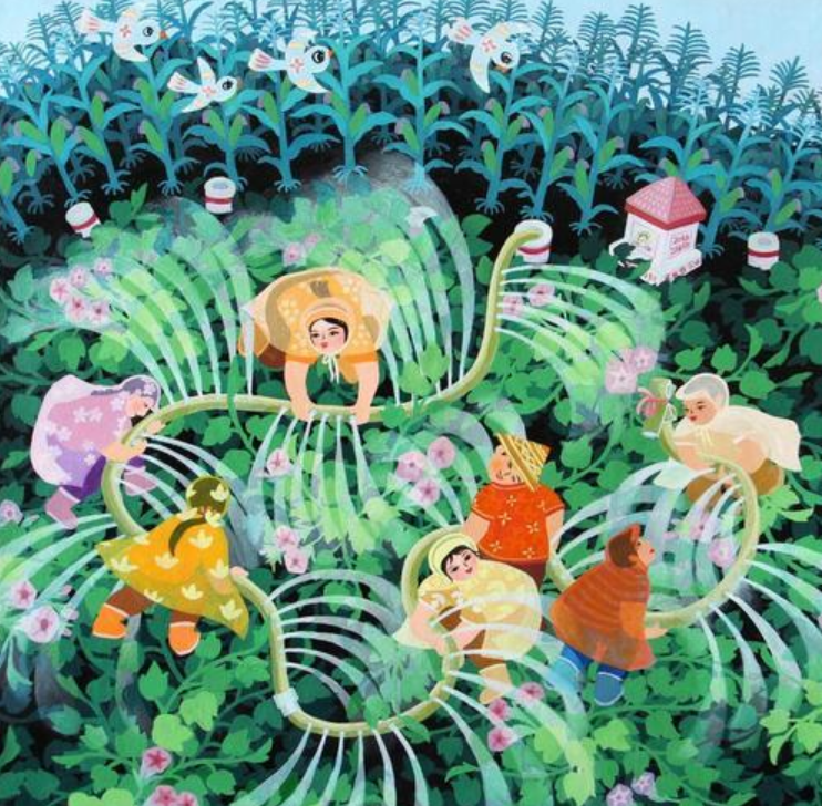河南农民画入选“新生活·新风尚·新年画”——我们的小康生活主题美术创作征集展示活动
