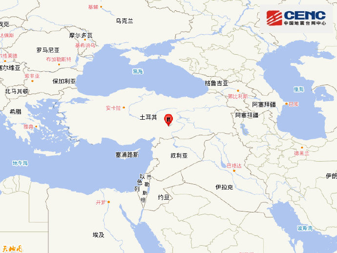 土耳其发生5.1级地震，震源深度10千米